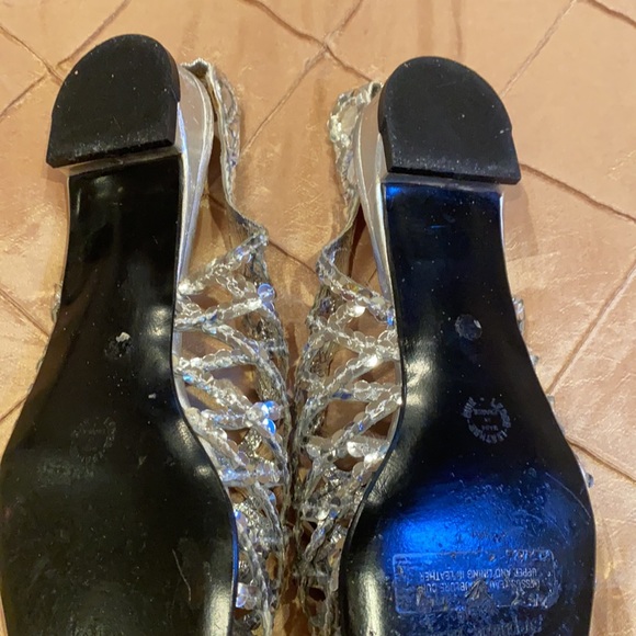 Stephane Kelian fabulous silver sequin flats, 38 - Picture 11 of 11